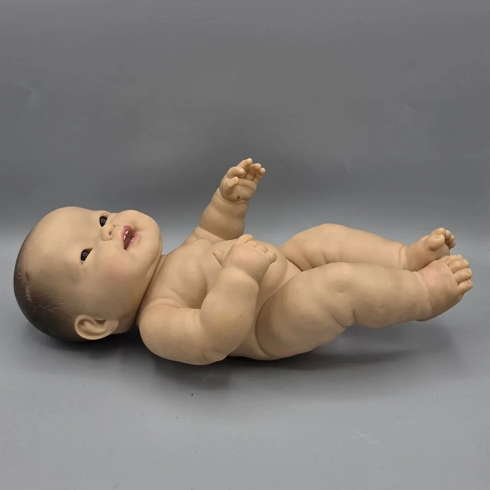 Berenguer Baby Doll Unisex 14in Tan Asian Realistic Vinyl Anatomically Correct